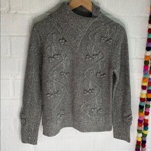Sarah Bentley Cowl Sweater sz S